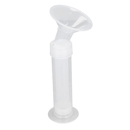 Extractor de Leche Manual, Material Seguro de PP, Ligero, Port¨¢til, Escala Transparente, Tipo Jeringa, Herramienta de Lactancia Manual...