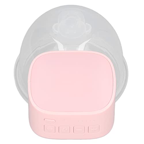 Sacaleches, sacaleches portátil y silencioso con válvula de mama para uso doméstico (S9 inglés rosa)