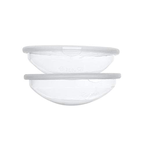 Colector de leche materna de 2 unidades/paquete, protege los pezones doloridos para la lactancia, material de silicona reutilizable suave y...