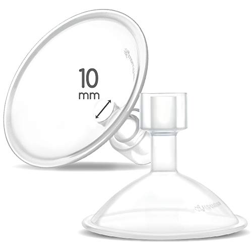 Maymom Brand - Protector de pecho pequeño de 2 piezas para bombas de mama Madela, 10 mm (10 mm).
