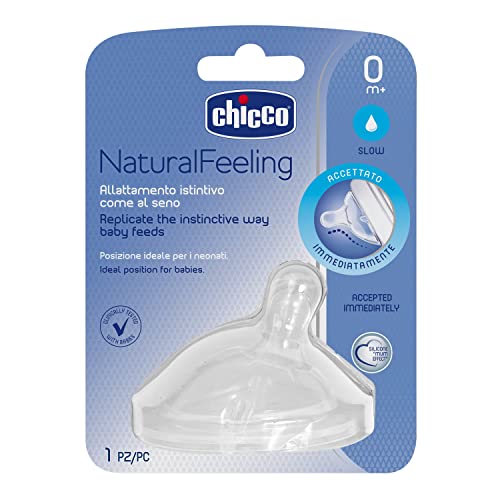 Chicco 00081011100000 Step Up Nueva silicona pezón de 0 Meses + normal flujo de succión 1 pieza