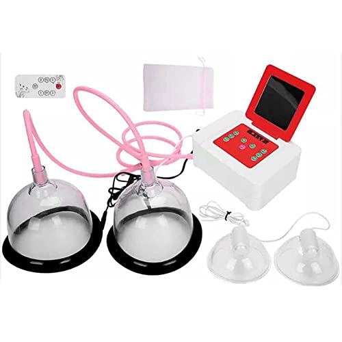 ZHYM Portátil Eléctrica Portátil Multifuncional de Mama Ampliación Masajeador, Cuatro Modos Ocho Niveles de Intensidad para Uso...
