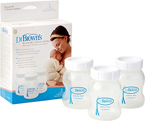 Dr. Brown's 161099.7 - Botellas para almacenamiento de leche materna, 3 unidades