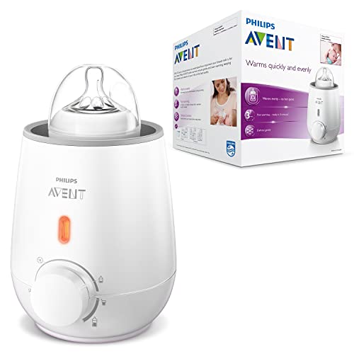Philips Avent SCF355/00 - Calienta Biberón Rápido, Función de Descongelación, Calentamiento Uniforme Del Líquido [Enchufe Español],...