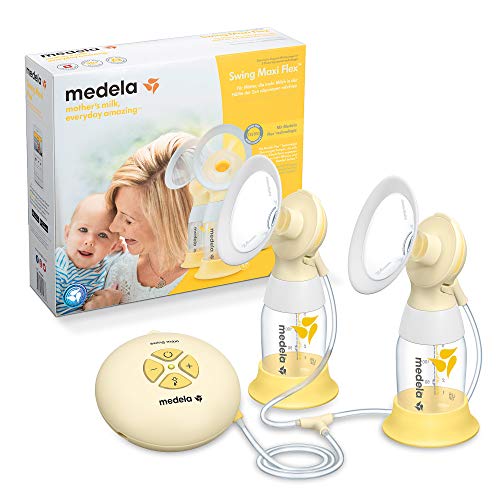 Medela Swing Maxi Flex - Sacaleches eléctrico doble, más leche en menos tiempo, con protector mamario PersonalFit Flex y tecnología...