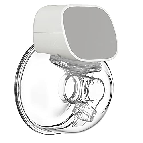 Sacaleches Eléctrico, Extractor de leche portátil recargable Masaje ajustable Succión, Extractor de leche individual sin dolor ,Poco...