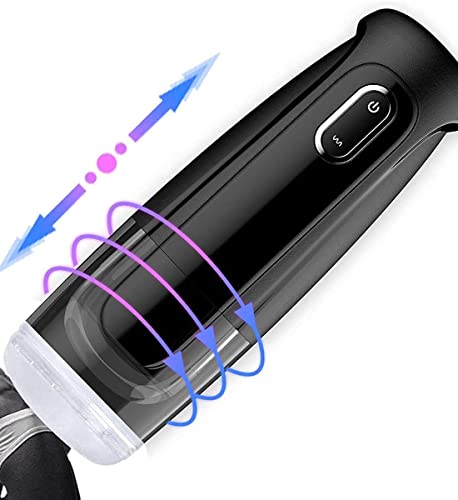 Mạsṭụṛvador Mạscụlinos Electrico Succion 10 Modos de Empuje, Mạsṭụṛbador Realista 10 Modos de Rotación, Taza de...
