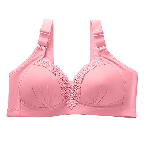 SUPTTING Sujetador Reductor Sin Aros Sujetador De Mediana Edad Para Mujer Con Copa Grande Sin Aro De Acero, Cómodo Y Sexy Sujetador Mujer...