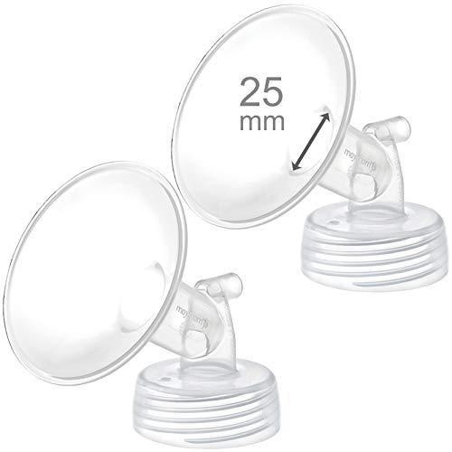 2 piezas de bomba Maymom de cuello ancho de 25 mm para bombas Spectra S1/S2; incluye brida de cuello ancho; brida Spectra no original;...