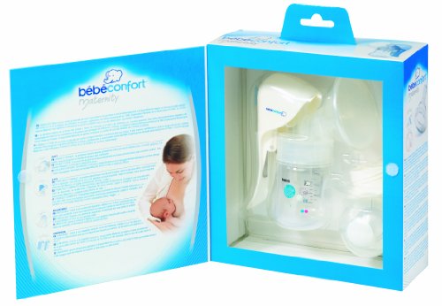 Bébé Confort Sacaleches manual maternidad + biberón de polipropileno 140 ml + 1 disco Obturador