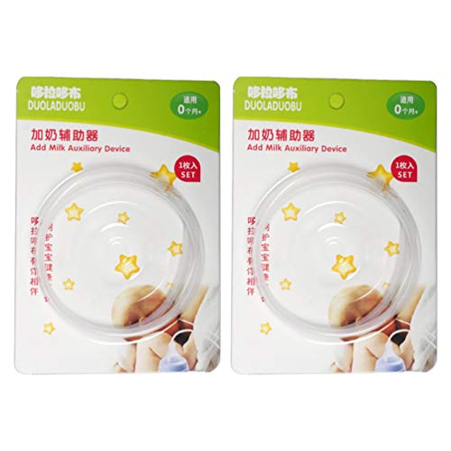 Artibetter Tubo de Repuesto de 2 Piezas para Extractor de Leche en Estilo Piezas de Tubo de Bomba de Reemplazo Avanzadas Compatibles con La...