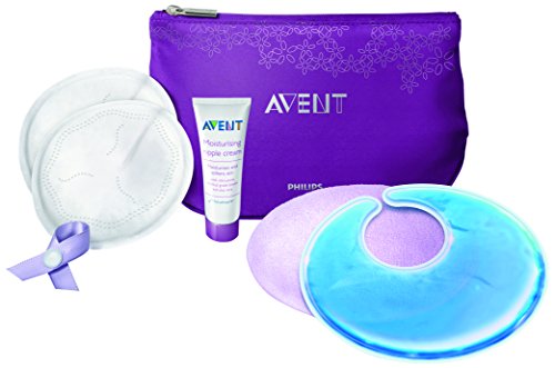 Philips Avent Scf257/00 - Set De Lactancia Con 2 Discos Térmicos, 12 Discos Para Día Y 6 Para Noche, Bolsita De Viaje Y Lazo Recordatorio
