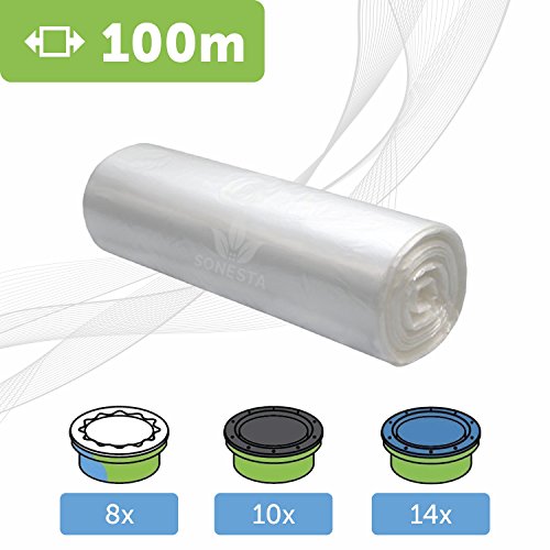 100m. ECO Recarga compatible Tommee Tippee TEC, Twist & Click, Simplee | compatible Angel para Contenedor de Pañales | equivalente 10...
